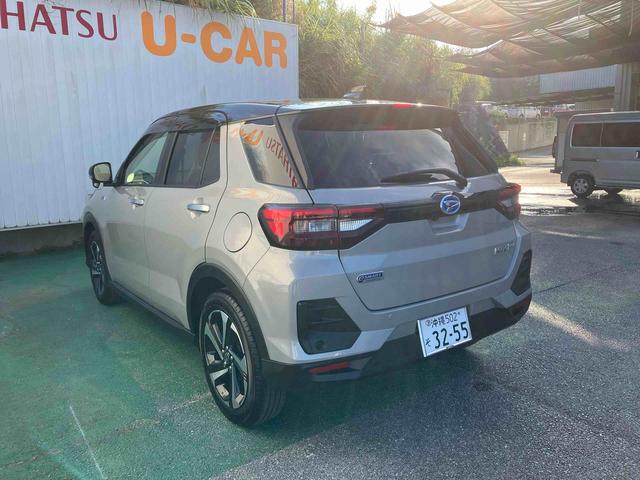 ロッキープレミアムＧ　ＨＥＶオートエアコン　衝突回避支援システム　コーナーセンサー　キーフリーシステム　プッシュボタンスタート　ＬＥＤヘッドランプ（沖縄県）の中古車