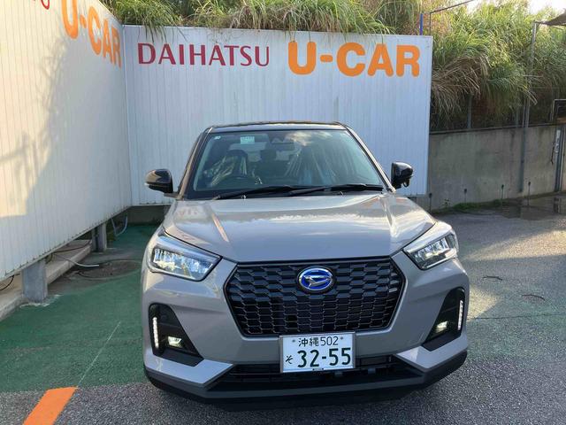 ロッキープレミアムＧ　ＨＥＶオートエアコン　衝突回避支援システム　コーナーセンサー　キーフリーシステム　プッシュボタンスタート　ＬＥＤヘッドランプ（沖縄県）の中古車