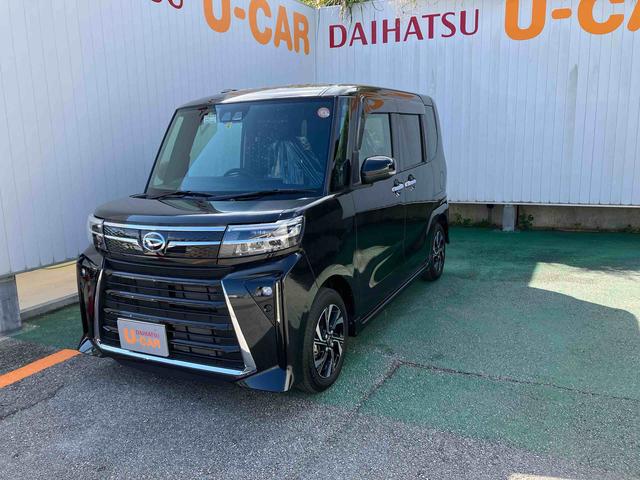 タントカスタムＸオートエアコン　衝突回避支援システム　コーナーセンサー　キーフリーシステム　プッシュボタンスタート　ＬＥＤヘッドランプ　両側パワースライドドア（沖縄県）の中古車