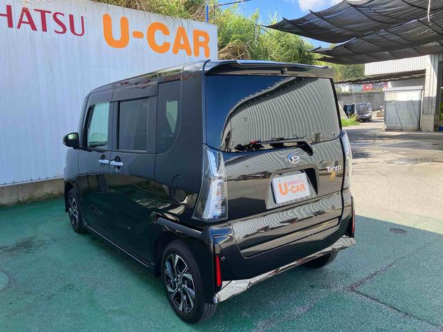 タントカスタムＸオートエアコン　衝突回避支援システム　コーナーセンサー　キーフリーシステム　プッシュボタンスタート　ＬＥＤヘッドランプ　両側パワースライドドア（沖縄県）の中古車