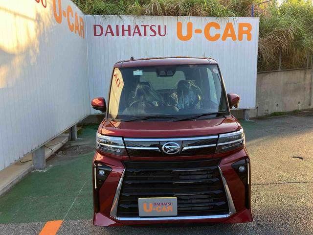 タントカスタムＸオートエアコン　衝突回避支援システム　コーナーセンサー　キーフリーシステム　プッシュボタンスタート　ＬＥＤヘッドランプ　両側パワースライドドア（沖縄県）の中古車