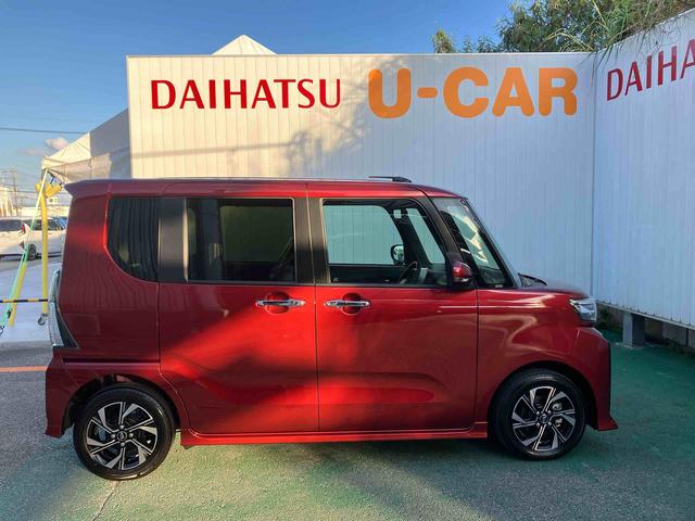 タントカスタムＸオートエアコン　衝突回避支援システム　コーナーセンサー　キーフリーシステム　プッシュボタンスタート　ＬＥＤヘッドランプ　両側パワースライドドア（沖縄県）の中古車