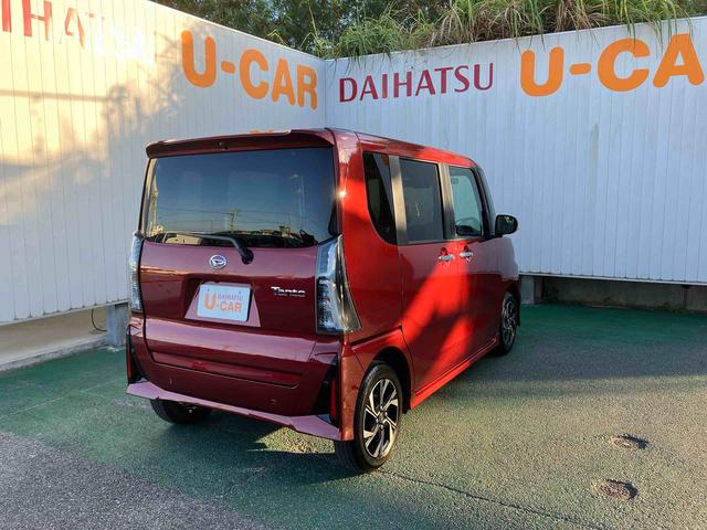 タントカスタムＸオートエアコン　衝突回避支援システム　コーナーセンサー　キーフリーシステム　プッシュボタンスタート　ＬＥＤヘッドランプ　両側パワースライドドア（沖縄県）の中古車