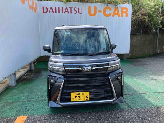 タントカスタムＸオートエアコン　９インチディスプレイオーディオ　衝突回避支援システム　コーナーセンサー　電動パーキングブレーキ　両側パワースライドドア（沖縄県）の中古車