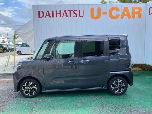 タントカスタムＸオートエアコン　９インチディスプレイオーディオ　衝突回避支援システム　コーナーセンサー　電動パーキングブレーキ　両側パワースライドドア（沖縄県）の中古車