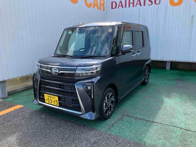 タントカスタムＸオートエアコン　９インチディスプレイオーディオ　衝突回避支援システム　コーナーセンサー　電動パーキングブレーキ　両側パワースライドドア（沖縄県）の中古車