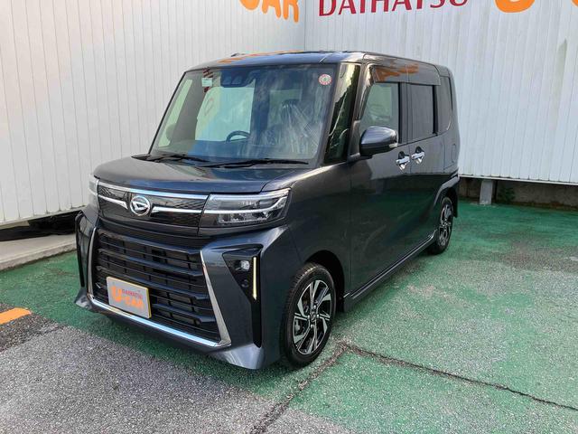 タントカスタムＸオートエアコン　９インチディスプレイオーディオ　衝突回避支援システム　コーナーセンサー　電動パーキングブレーキ　両側パワースライドドア（沖縄県）の中古車