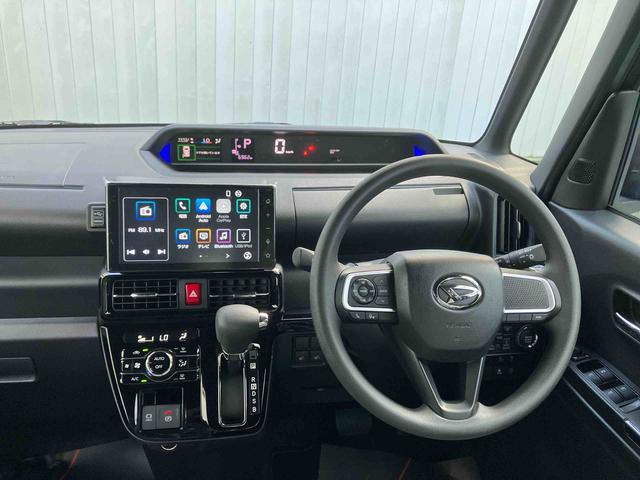 タントカスタムＸオートエアコン　９インチディスプレイオーディオ　衝突回避支援システム　コーナーセンサー　電動パーキングブレーキ　両側パワースライドドア（沖縄県）の中古車