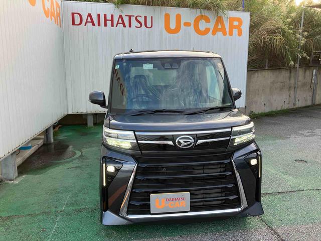 タントカスタムＸオートエアコン　９インチディスプレイオーディオ　衝突回避支援システム　コーナーセンサー　電動パーキングブレーキ　両側パワースライドドア（沖縄県）の中古車