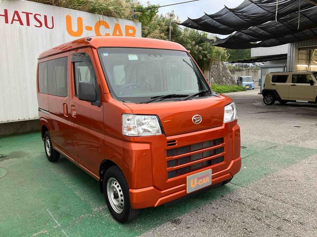 ハイゼットカーゴＤＸマニュアルエアコン　ラジオ　衝突回避支援システム　コーナーセンサー　キーレス　スライドドア（沖縄県）の中古車