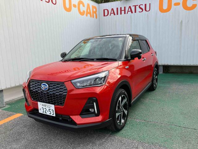 ロッキープレミアムＧ　ＨＥＶオートエアコン　衝突回避支援システム　コーナーセンサー　キーフリーシステム　プッシュボタンスタート　ＬＥＤヘッドランプ（沖縄県）の中古車