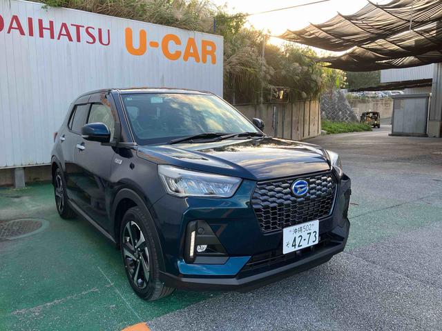 ロッキープレミアムＧ　ＨＥＶオートエアコン　衝突回避支援システム　コーナーセンサー　キーフリーシステム　プッシュボタンスタート　ＬＥＤヘッドランプ（沖縄県）の中古車