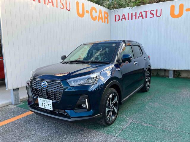 ロッキープレミアムＧ　ＨＥＶオートエアコン　衝突回避支援システム　コーナーセンサー　キーフリーシステム　プッシュボタンスタート　ＬＥＤヘッドランプ（沖縄県）の中古車