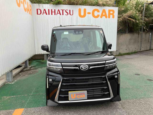 タントカスタムＲＳオートエアコン　９インチディスプレイオーディオ　衝突回避支援システム　コーナーセンサー　電動パーキングブレーキ　パノラマモニター（沖縄県）の中古車