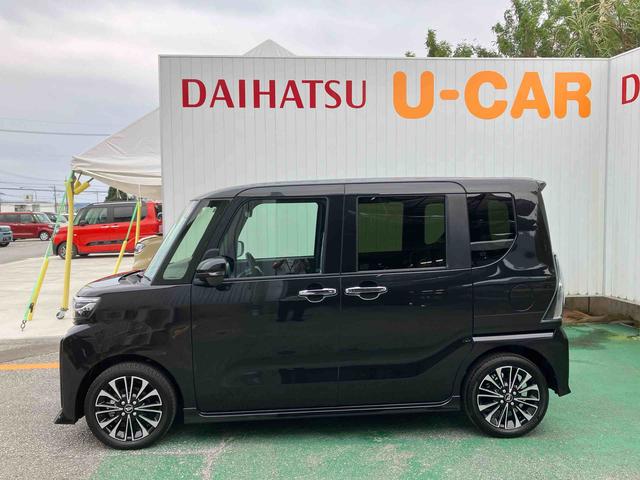 タントカスタムＲＳオートエアコン　９インチディスプレイオーディオ　衝突回避支援システム　コーナーセンサー　電動パーキングブレーキ　パノラマモニター（沖縄県）の中古車