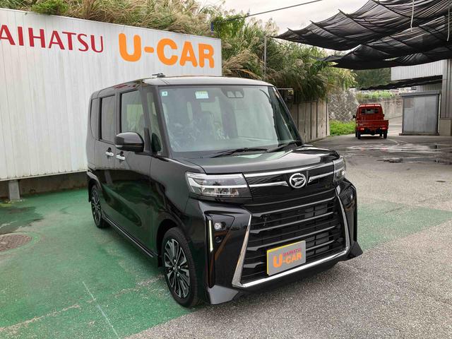 タントカスタムＲＳオートエアコン　９インチディスプレイオーディオ　衝突回避支援システム　コーナーセンサー　電動パーキングブレーキ　パノラマモニター（沖縄県）の中古車