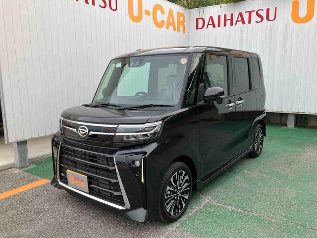 タントカスタムＲＳオートエアコン　９インチディスプレイオーディオ　衝突回避支援システム　コーナーセンサー　電動パーキングブレーキ　パノラマモニター（沖縄県）の中古車