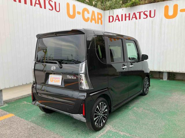 タントカスタムＲＳオートエアコン　９インチディスプレイオーディオ　衝突回避支援システム　コーナーセンサー　電動パーキングブレーキ　パノラマモニター（沖縄県）の中古車