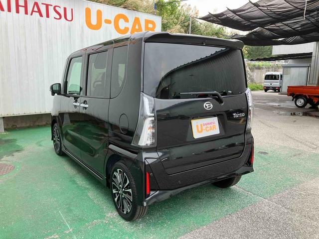 タントカスタムＲＳオートエアコン　９インチディスプレイオーディオ　衝突回避支援システム　コーナーセンサー　電動パーキングブレーキ　パノラマモニター（沖縄県）の中古車