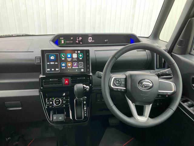 タントカスタムＲＳオートエアコン　９インチディスプレイオーディオ　衝突回避支援システム　コーナーセンサー　電動パーキングブレーキ　パノラマモニター（沖縄県）の中古車