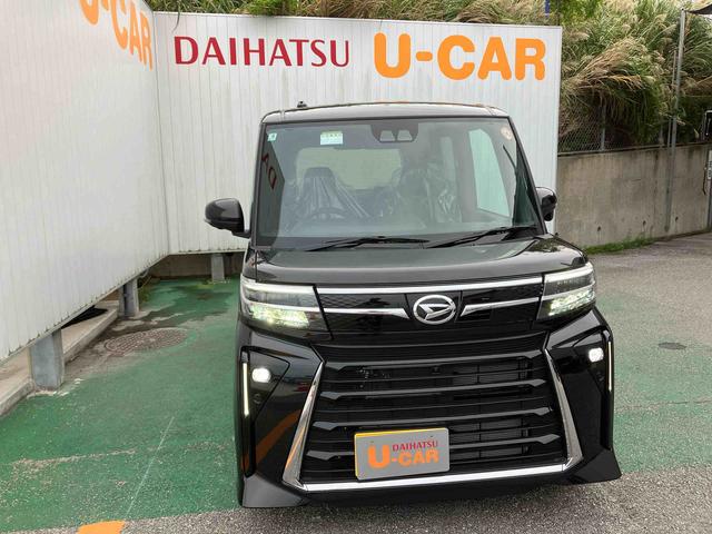 タントカスタムＲＳオートエアコン　９インチディスプレイオーディオ　衝突回避支援システム　コーナーセンサー　電動パーキングブレーキ　パノラマモニター（沖縄県）の中古車