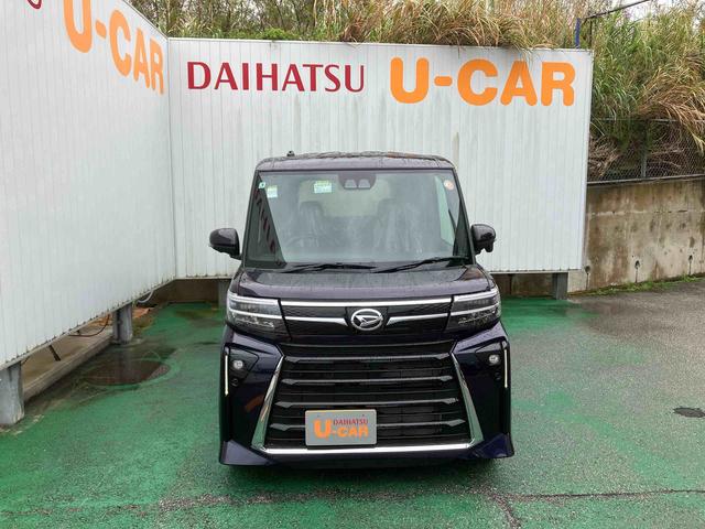 タントカスタムＸオートエアコン　９インチディスプレイオーディオ　衝突回避支援システム　コーナーセンサー　電動パーキングブレーキ　両側パワースライドドア（沖縄県）の中古車