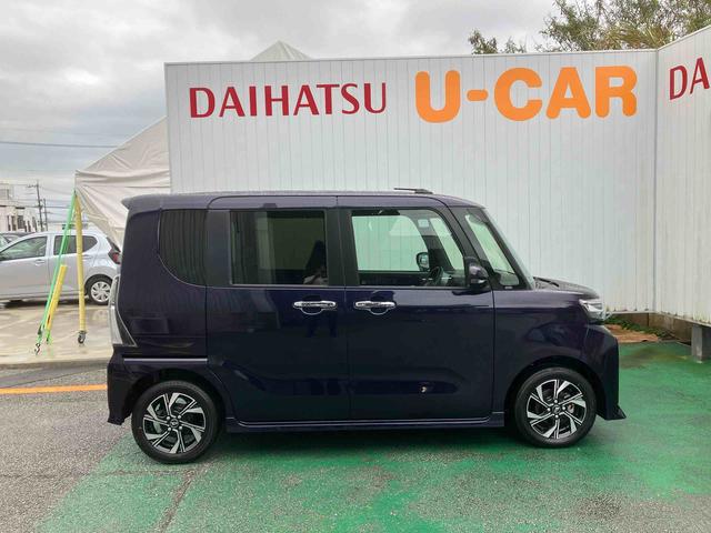 タントカスタムＸオートエアコン　９インチディスプレイオーディオ　衝突回避支援システム　コーナーセンサー　電動パーキングブレーキ　両側パワースライドドア（沖縄県）の中古車