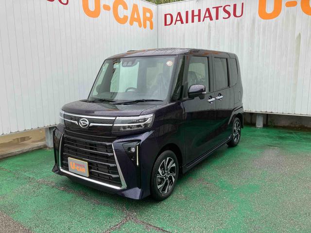 タントカスタムＸオートエアコン　９インチディスプレイオーディオ　衝突回避支援システム　コーナーセンサー　電動パーキングブレーキ　両側パワースライドドア（沖縄県）の中古車