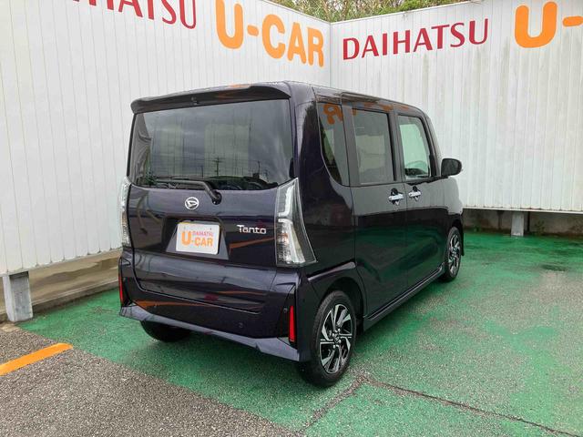 タントカスタムＸオートエアコン　９インチディスプレイオーディオ　衝突回避支援システム　コーナーセンサー　電動パーキングブレーキ　両側パワースライドドア（沖縄県）の中古車