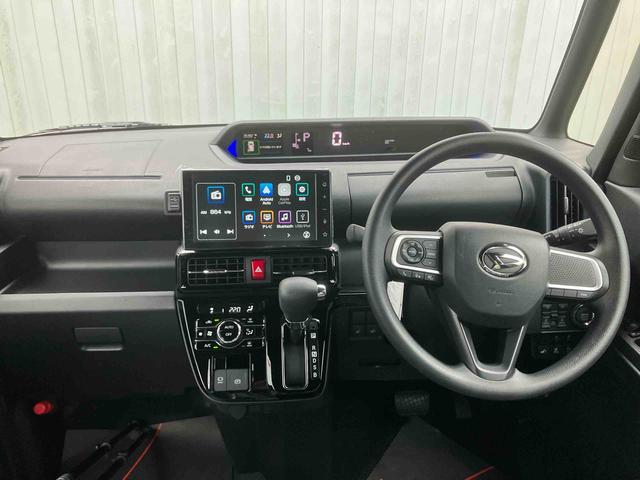 タントカスタムＸオートエアコン　９インチディスプレイオーディオ　衝突回避支援システム　コーナーセンサー　電動パーキングブレーキ　両側パワースライドドア（沖縄県）の中古車