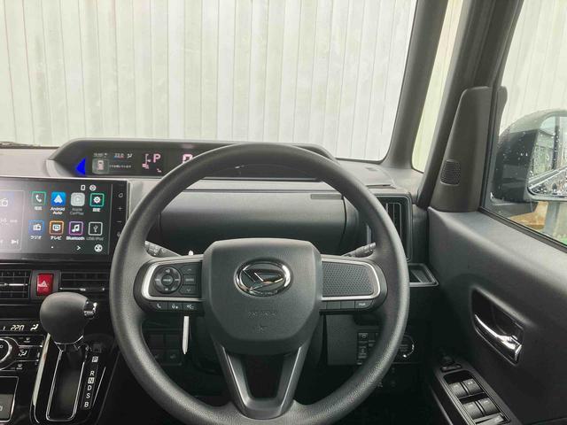 タントカスタムＸオートエアコン　９インチディスプレイオーディオ　衝突回避支援システム　コーナーセンサー　電動パーキングブレーキ　両側パワースライドドア（沖縄県）の中古車