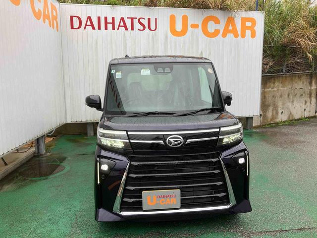 タントカスタムＸオートエアコン　９インチディスプレイオーディオ　衝突回避支援システム　コーナーセンサー　電動パーキングブレーキ　両側パワースライドドア（沖縄県）の中古車