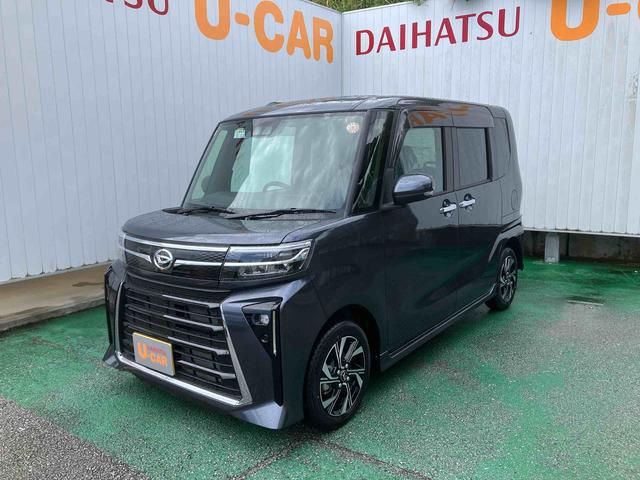 タントカスタムＸリミテッドオートエアコン　９インチディスプレイオーディオ　　　衝突回避支援システム　コーナーセンサー　ＬＥＤヘッドランプ＆フォグランプ　両側パワースライドドア　キーフリーシステム（沖縄県）の中古車