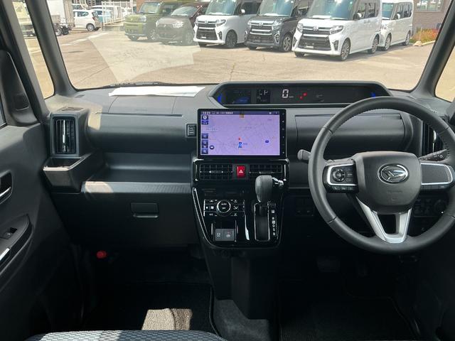 タントカスタムＲＳ４ＷＤ　ＣＶＴ　ターボ　１０インチ純正ナビ　パノラマモニター　ドライブレコーダー　両側電動スライドドア（長野県）の中古車