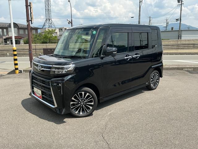タントカスタムＲＳ４ＷＤ　ＣＶＴ　ターボ　１０インチ純正ナビ　パノラマモニター　ドライブレコーダー　両側電動スライドドア（長野県）の中古車