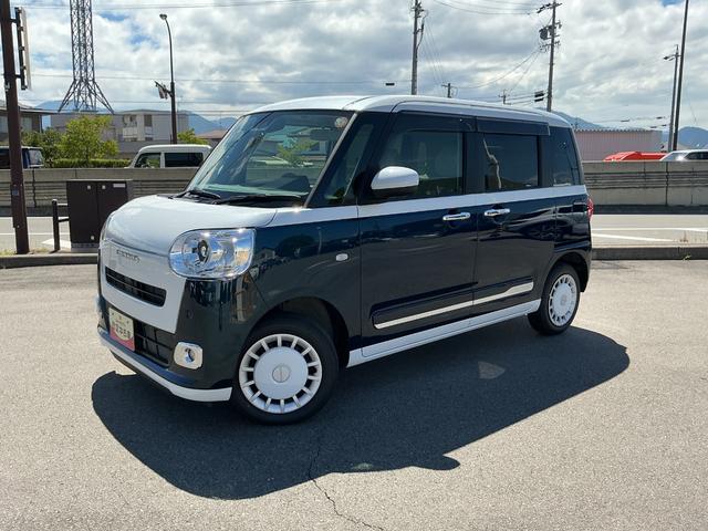ムーヴキャンバスストライプスＧ４ＷＤ　ＣＶＴ　ＣＤラジオ　両側電動スライドドア　キーフリー　ＬＥＤヘッドライト　スマートアシスト（長野県）の中古車