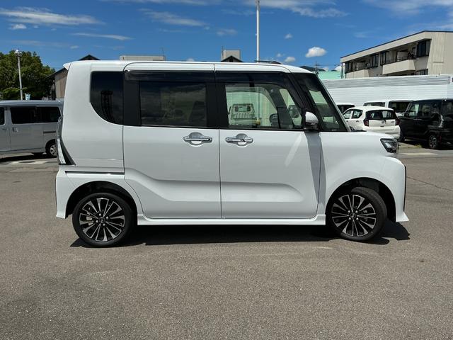 タントカスタムＲＳ４ＷＤ　ＣＶＴ　ターボ　純正１０インチナビ　パノラマモニター　ドライブレコーダー　両側電動スライドドア（長野県）の中古車