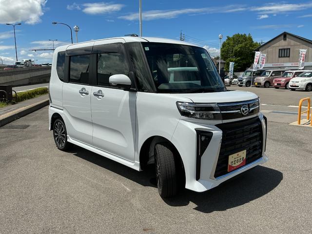 タントカスタムＲＳ４ＷＤ　ＣＶＴ　ターボ　純正１０インチナビ　パノラマモニター　ドライブレコーダー　両側電動スライドドア（長野県）の中古車