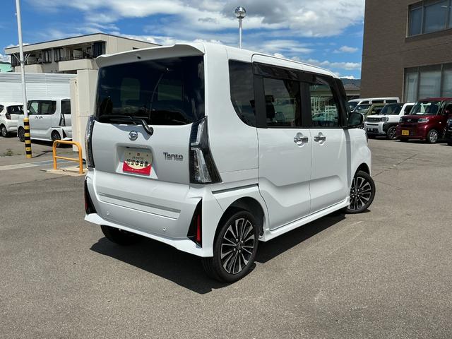 タントカスタムＲＳ４ＷＤ　ＣＶＴ　ターボ　純正１０インチナビ　パノラマモニター　ドライブレコーダー　両側電動スライドドア（長野県）の中古車