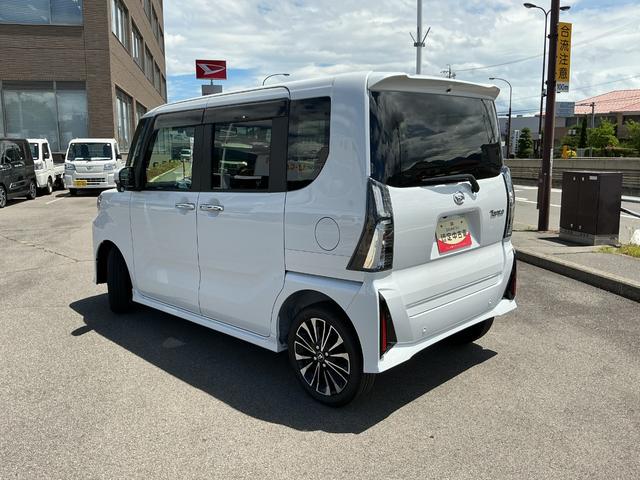 タントカスタムＲＳ４ＷＤ　ＣＶＴ　ターボ　純正１０インチナビ　パノラマモニター　ドライブレコーダー　両側電動スライドドア（長野県）の中古車