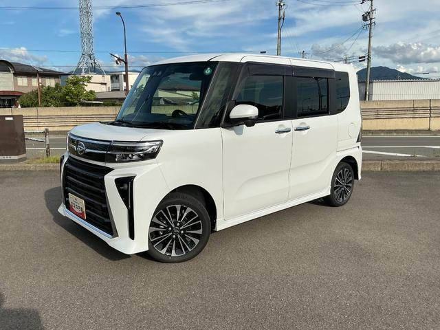 タントカスタムＲＳ４ＷＤ　ＣＶＴ　ターボ　純正１０インチナビ　パノラマモニター　ドライブレコーダー　両側電動スライドドア（長野県）の中古車