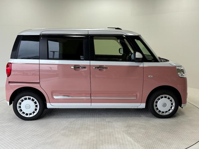 ムーヴキャンバスストライプスGターボCDチューナー シートヒーター CVT 両側電動スライドドア ターボエンジン クルーズコントロール オートライト オートエアコン LEDヘッドランプ LEDフォグランプ(長野県)の中古車