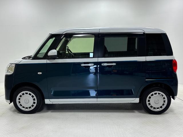 ムーヴキャンバスストライプスＸオーディオレス　ＵＳＢソケット　オートエアコン　両側電動スライドドア　電動格納ミラー　ハロゲンヘッドランプ　オートライト　プッシュスタート　キーフリー　スマアシ（長野県）の中古車