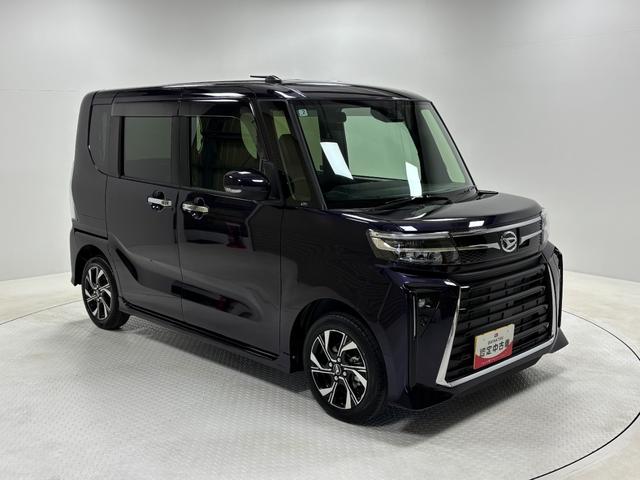 タントカスタムＸディスプレイオーディオ　バックカメラ　Ｂｌｕｅｔｏｏｔｈ　ハンズフリー　ＨＤＭＩ、ＵＳＢソケット　ステアリングスイッチ　両側電動スライドドア　両側シートヒーター　格納式テーブル　キーフリー　スマアシ（長野県）の中古車