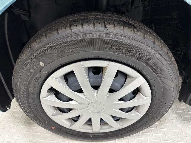 ミライースL SAIII防錆塗装済み CDチューナー マニュアルエアコン キーレスエントリー オートライト 電動格納ミラー 13インチフルホイール パンク応急修理キット コーナーセンサー スマートアシスト(長野県)の中古車