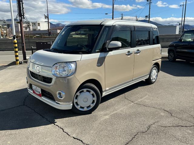 ムーヴキャンバスＧメイクアップリミテッド　ＳＡIII４ＷＤ　ＣＶＴ　ＣＤラジオ　両側電動スライドドア　キーフリー　ＬＥＤヘッドライト（長野県）の中古車