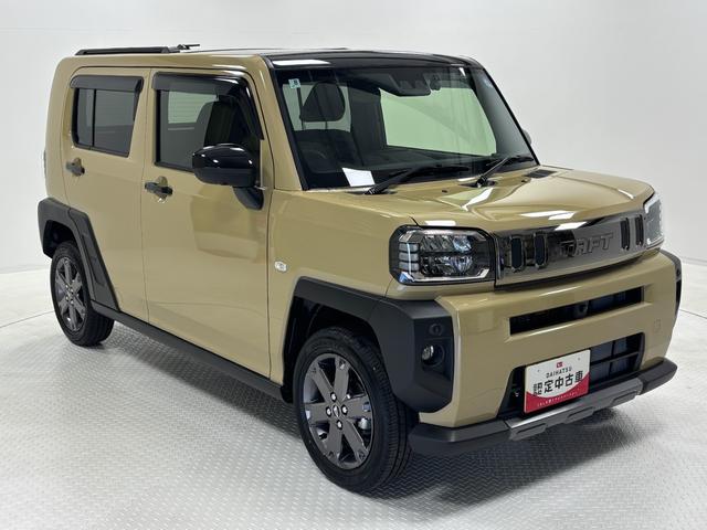 タフトG ダーククロムベンチャー追従機能 ドラレコ 純正ナビ パノラマモニター Bluetooth ハンズフリー フルセグ HDMI、USBソケット スカイフィールトップ 両側シートヒーター LED オートライト スマアシ(長野県)の中古車