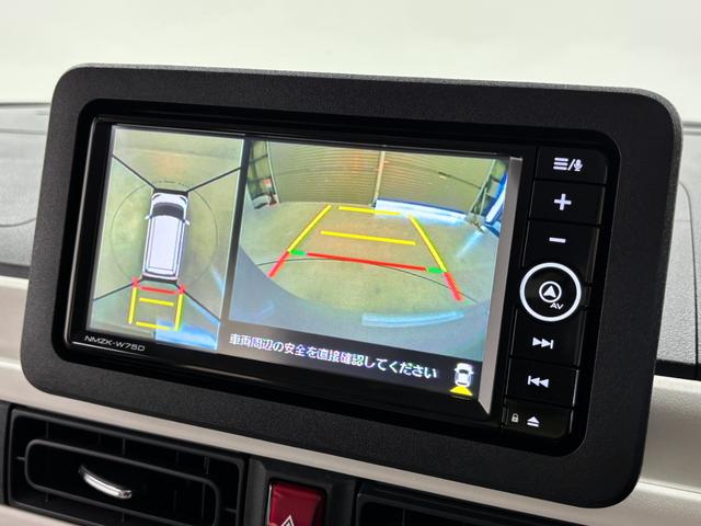 ムーヴキャンバスストライプスＧドラレコ　純正ナビ　パノラマモニター　Ｂｌｕｅｔｏｏｔｈ　フルセグ　ハンズフリー通話　両側電動スライドドア　両側シートヒーター　ホッとカップホルダー　置きラクボックス　ＬＥＤ　オーとライト　スマアシ（長野県）の中古車