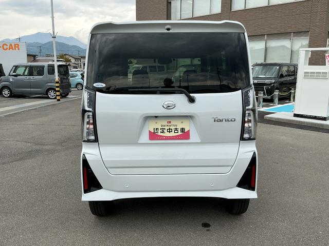 タントカスタムＲＳ４ＷＤ　ＣＶＴ　ターボ　純正ナビ　ドライブレコーダー　パノラマモニター　両側電動スライドドア（長野県）の中古車