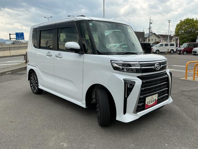 タントカスタムＲＳ４ＷＤ　ＣＶＴ　ターボ　純正ナビ　ドライブレコーダー　パノラマモニター　両側電動スライドドア（長野県）の中古車